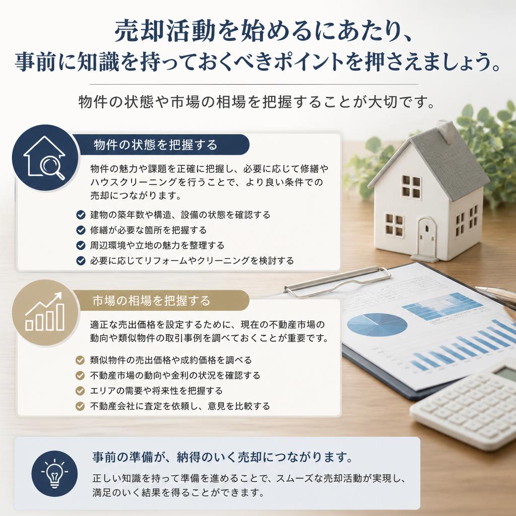 売却前に知っておくべきこと