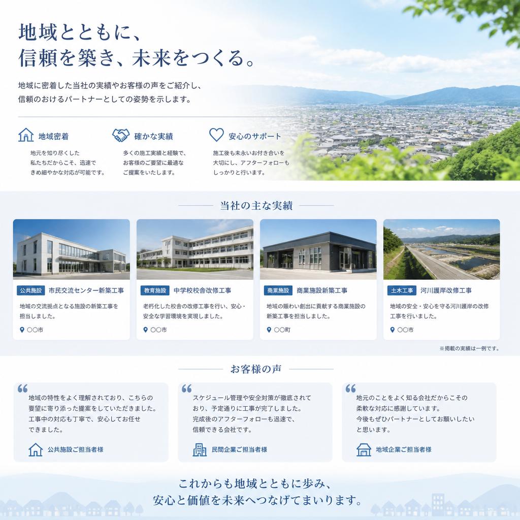 実績に裏打ちされた信頼