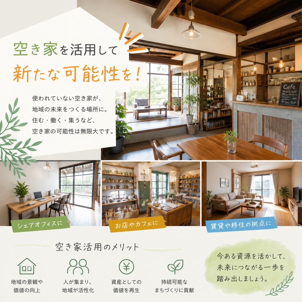 空き家を活用して新たな可能性を！