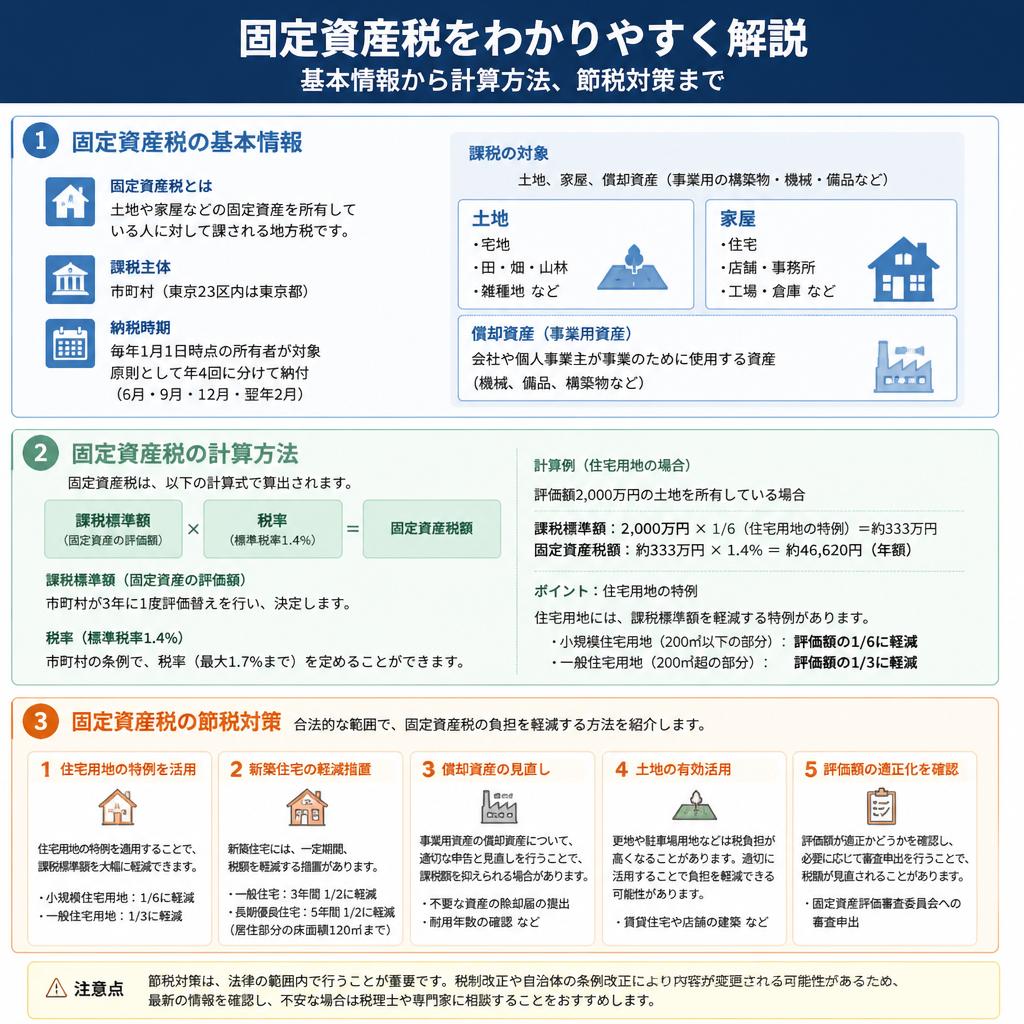 固定資産税について知っておきたいこと