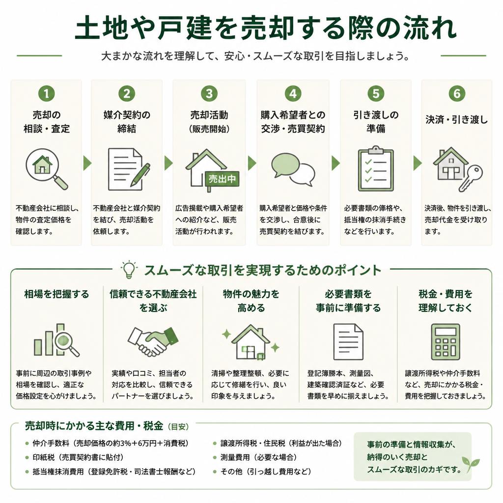 東近江市での不動産売却の流れ