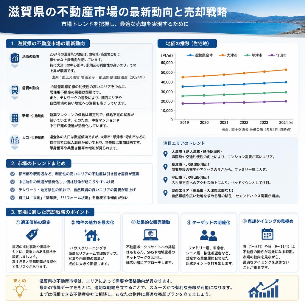 滋賀県の不動産市場動向