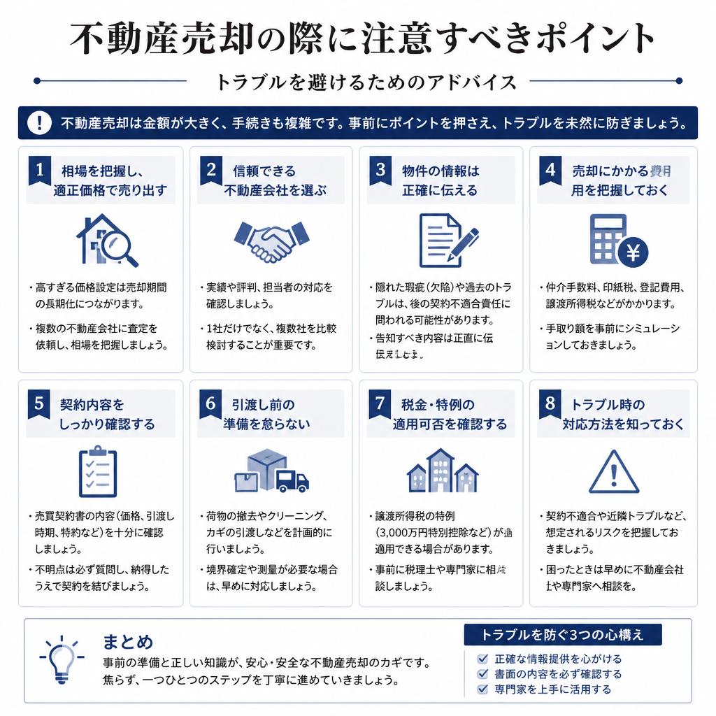 売却時の注意点