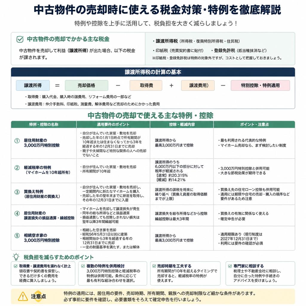 税金対策と特例の活用法