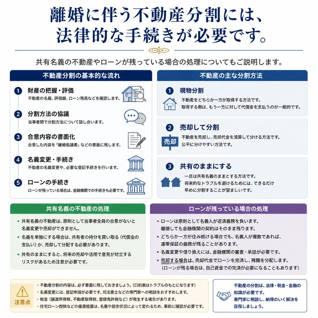 不動産分割の法律的側面