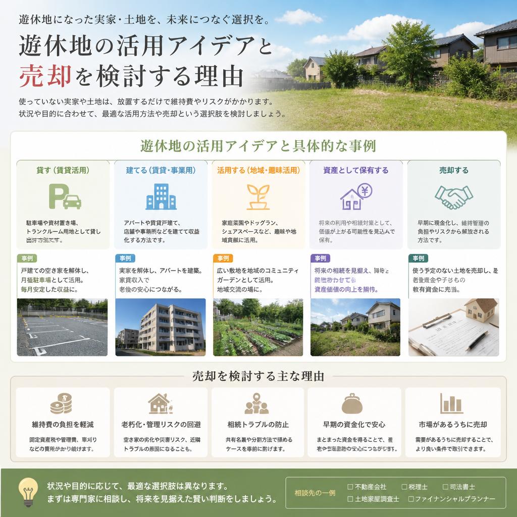 実家の遊休地、どう増やす？