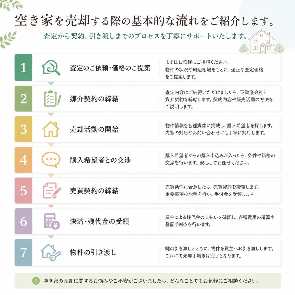 4. 空き家売却の流れ