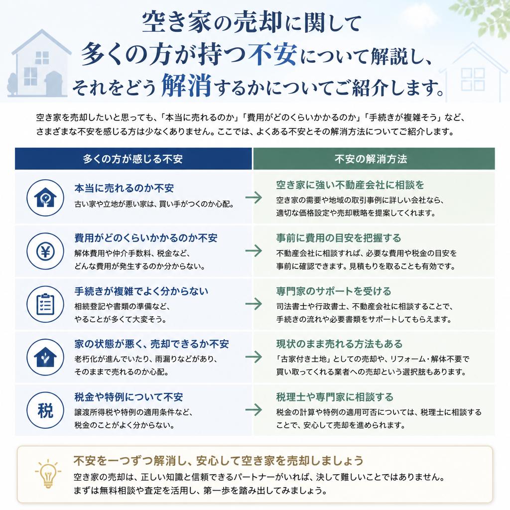 5. よくある不安とその解消法