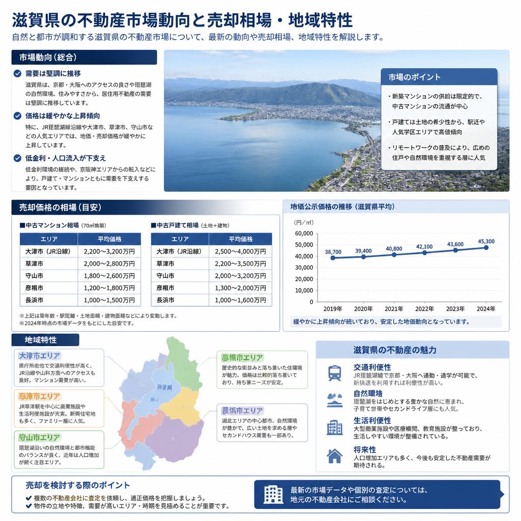 滋賀県の不動産市場の現状