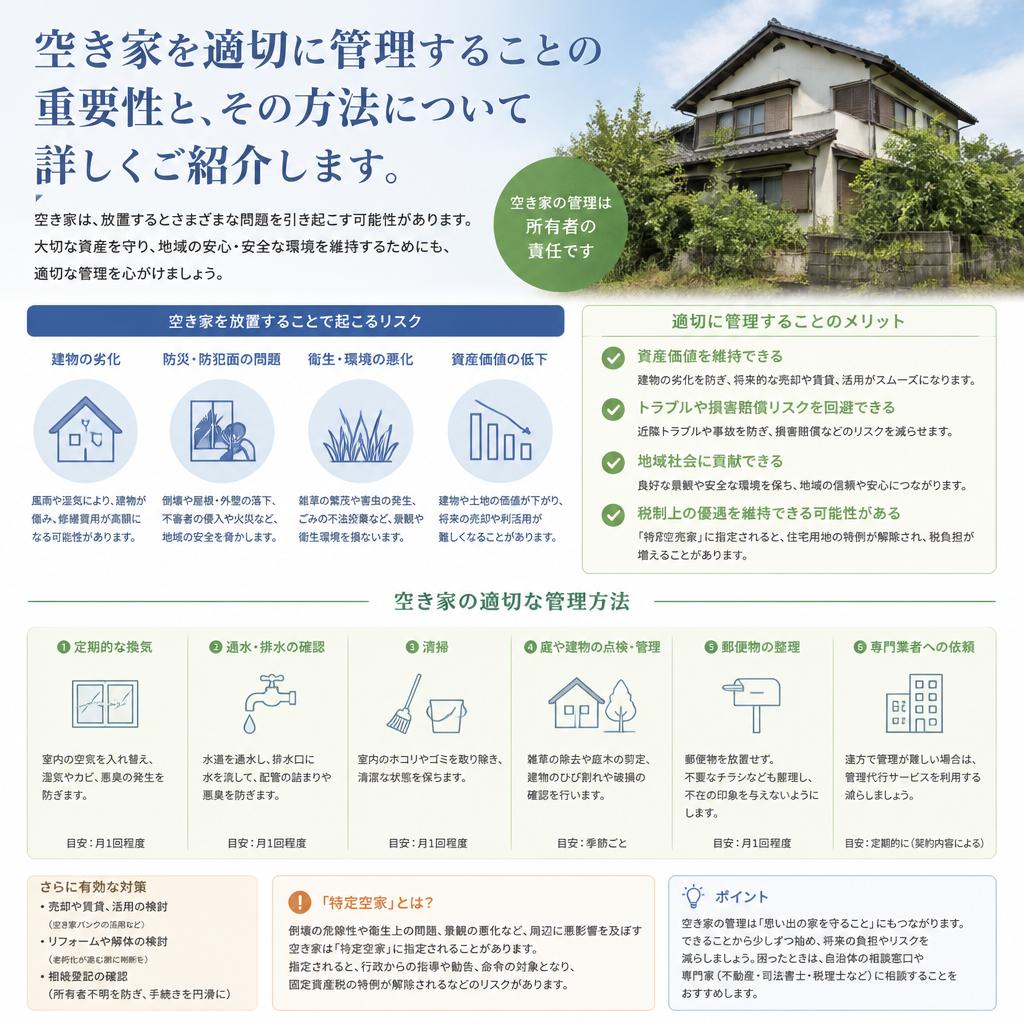空き家管理の重要性