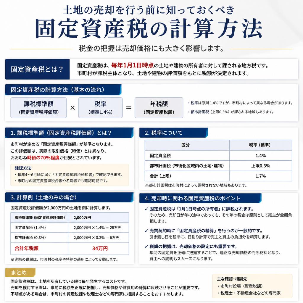 固定資産税の計算方法
