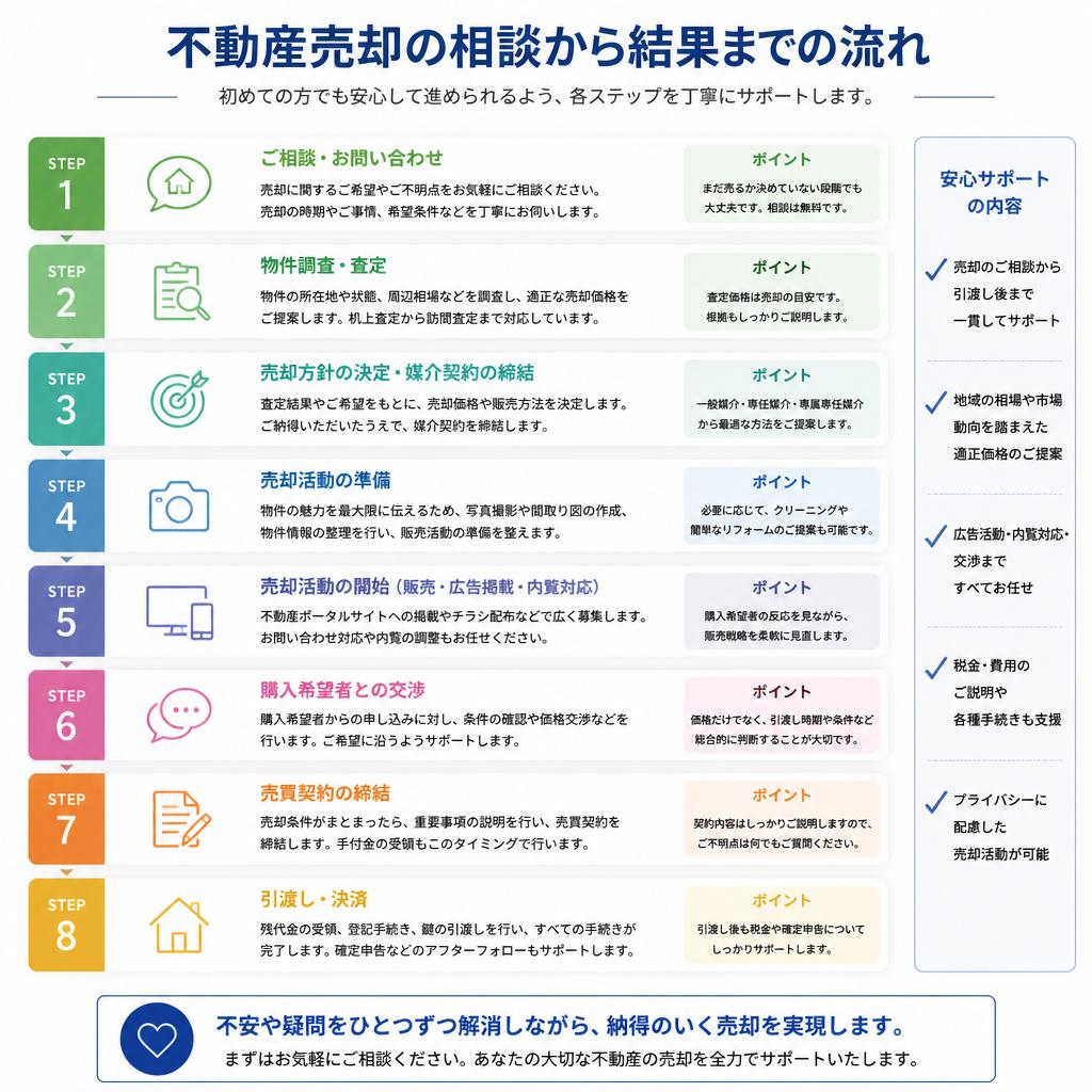 相談の流れ