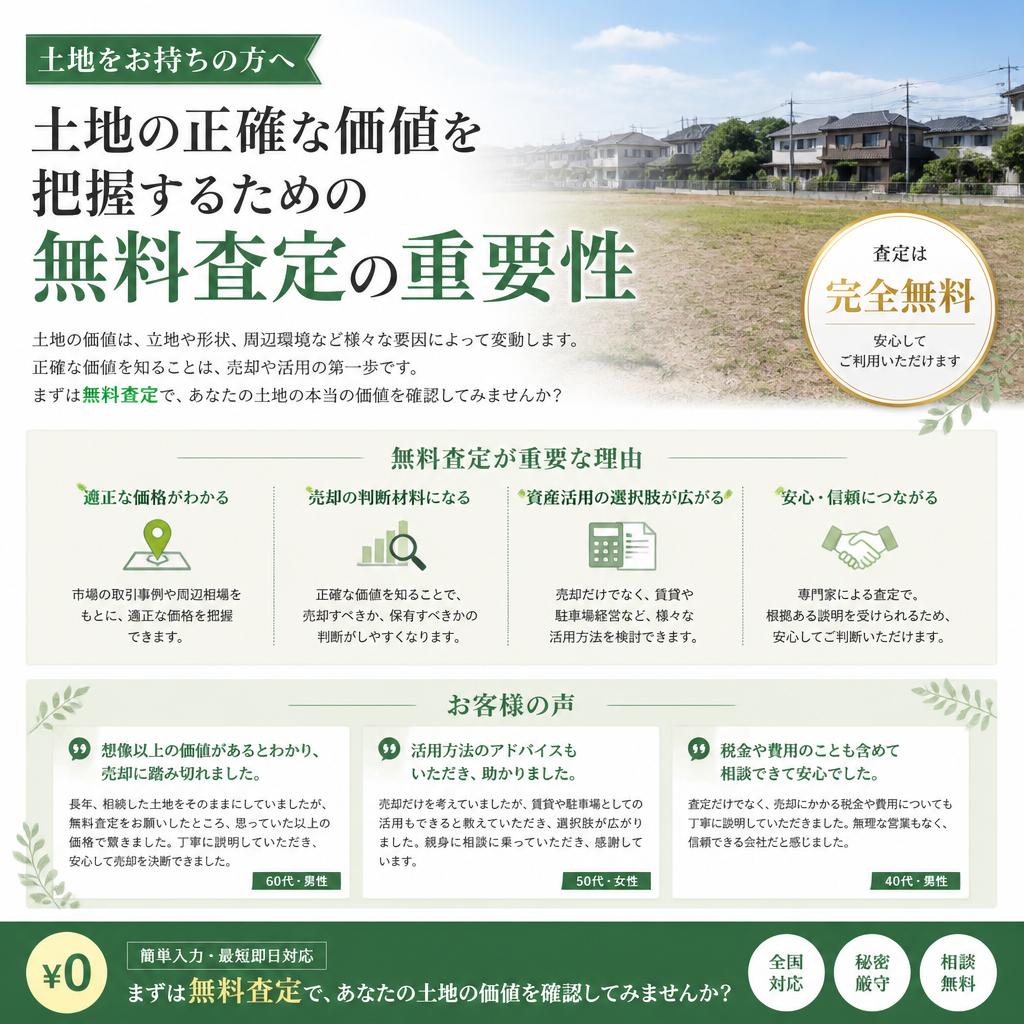 4. 無料査定のご案内