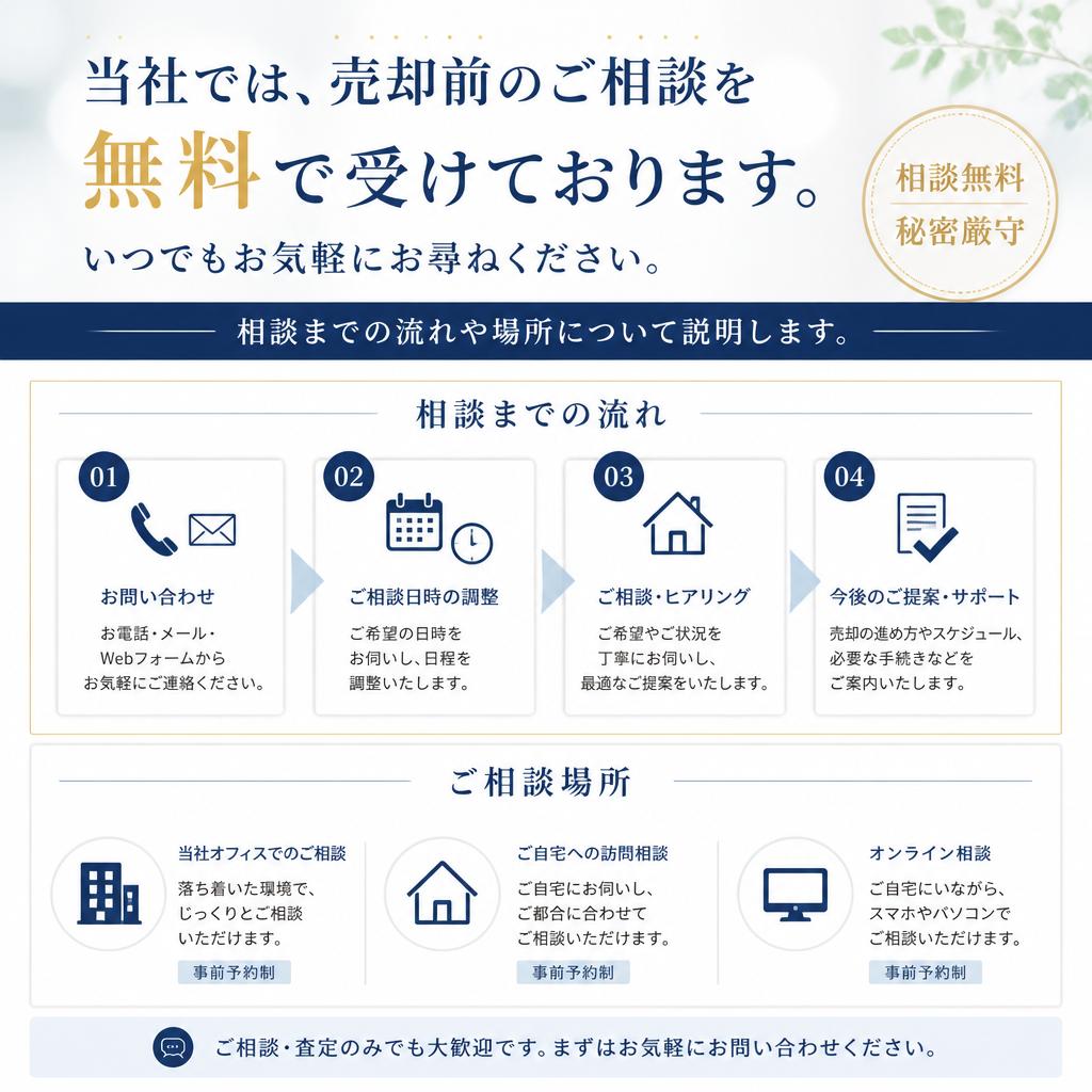 相談は無料