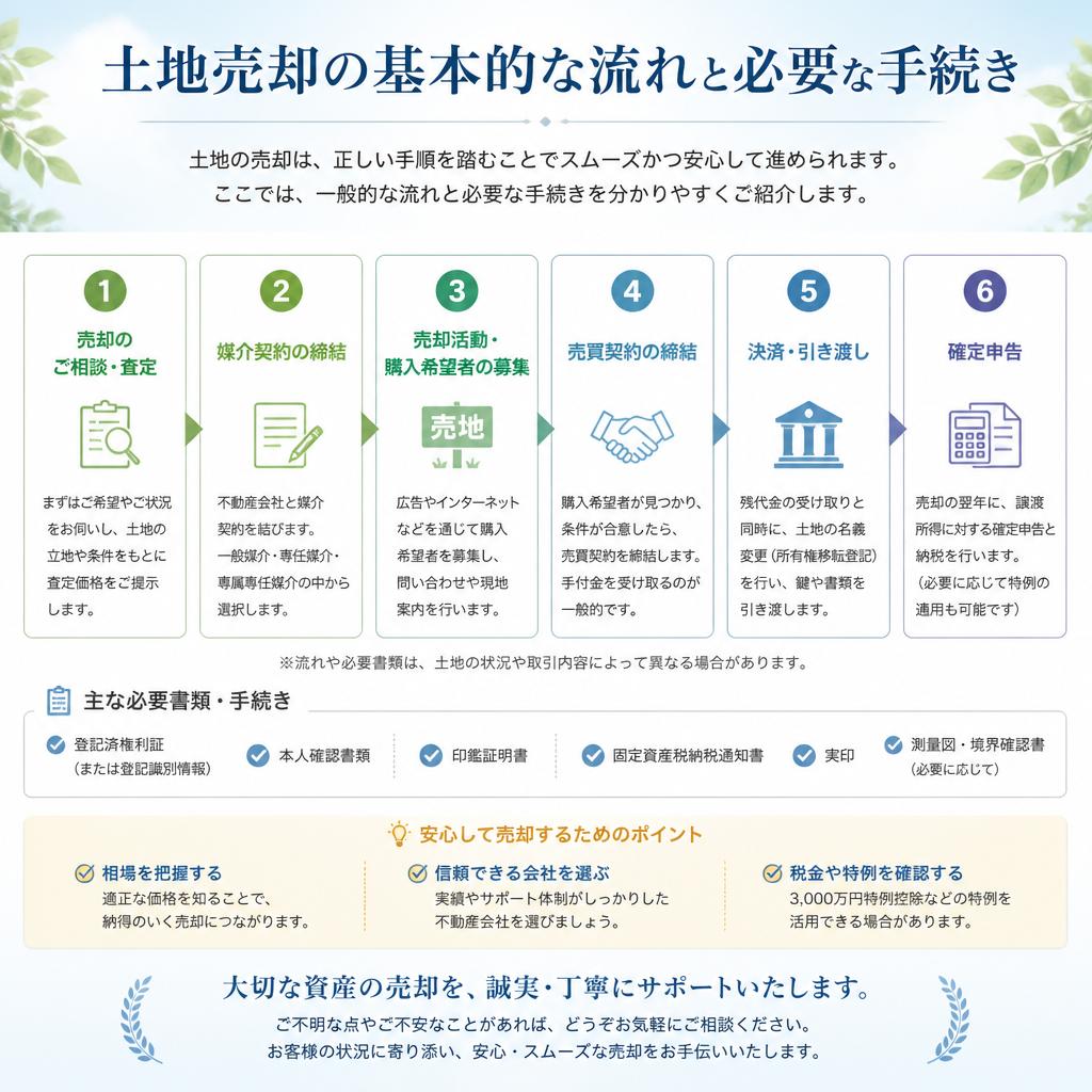 2. 土地売却の流れを知ろう