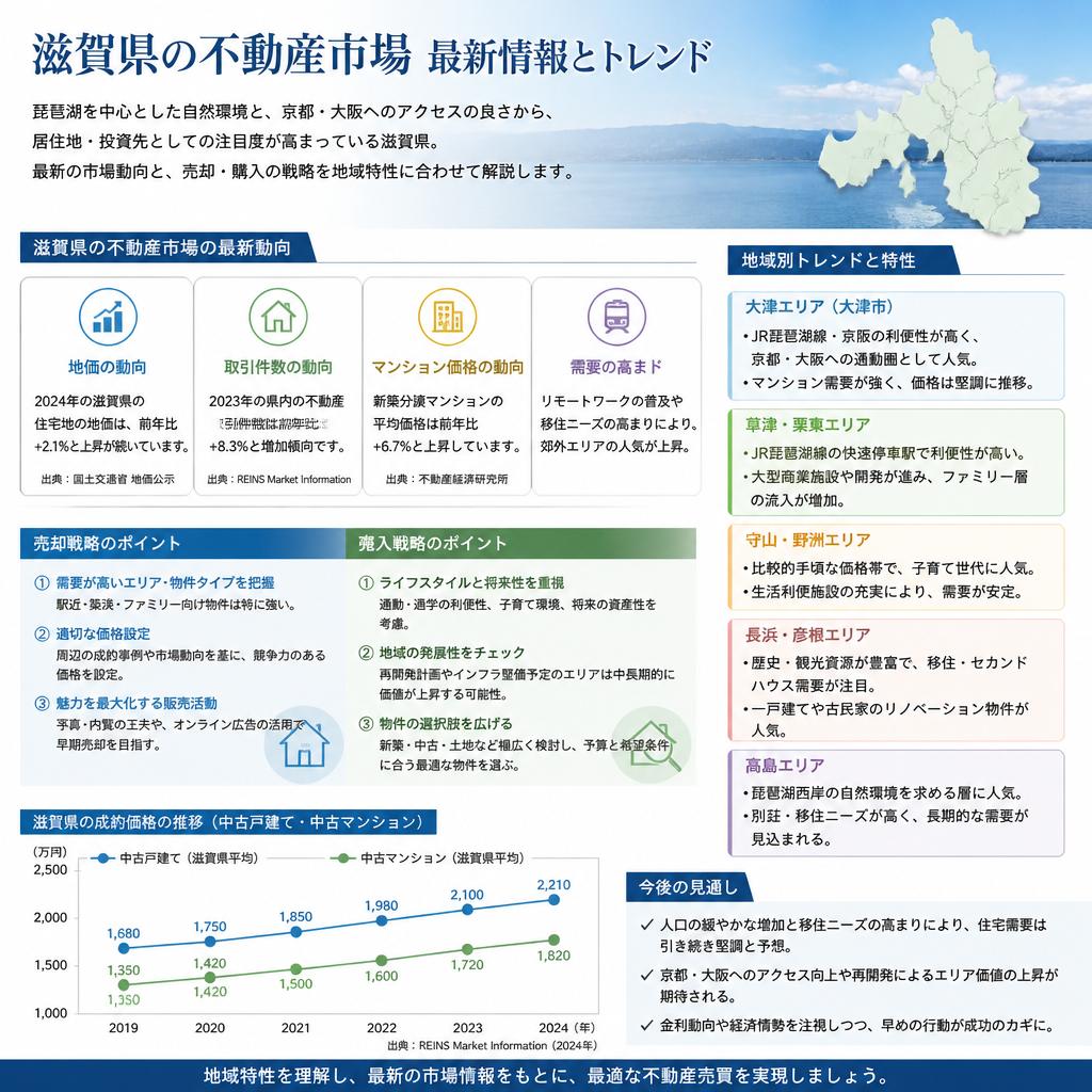 購入を考えている方へ - 滋賀県の市場動向