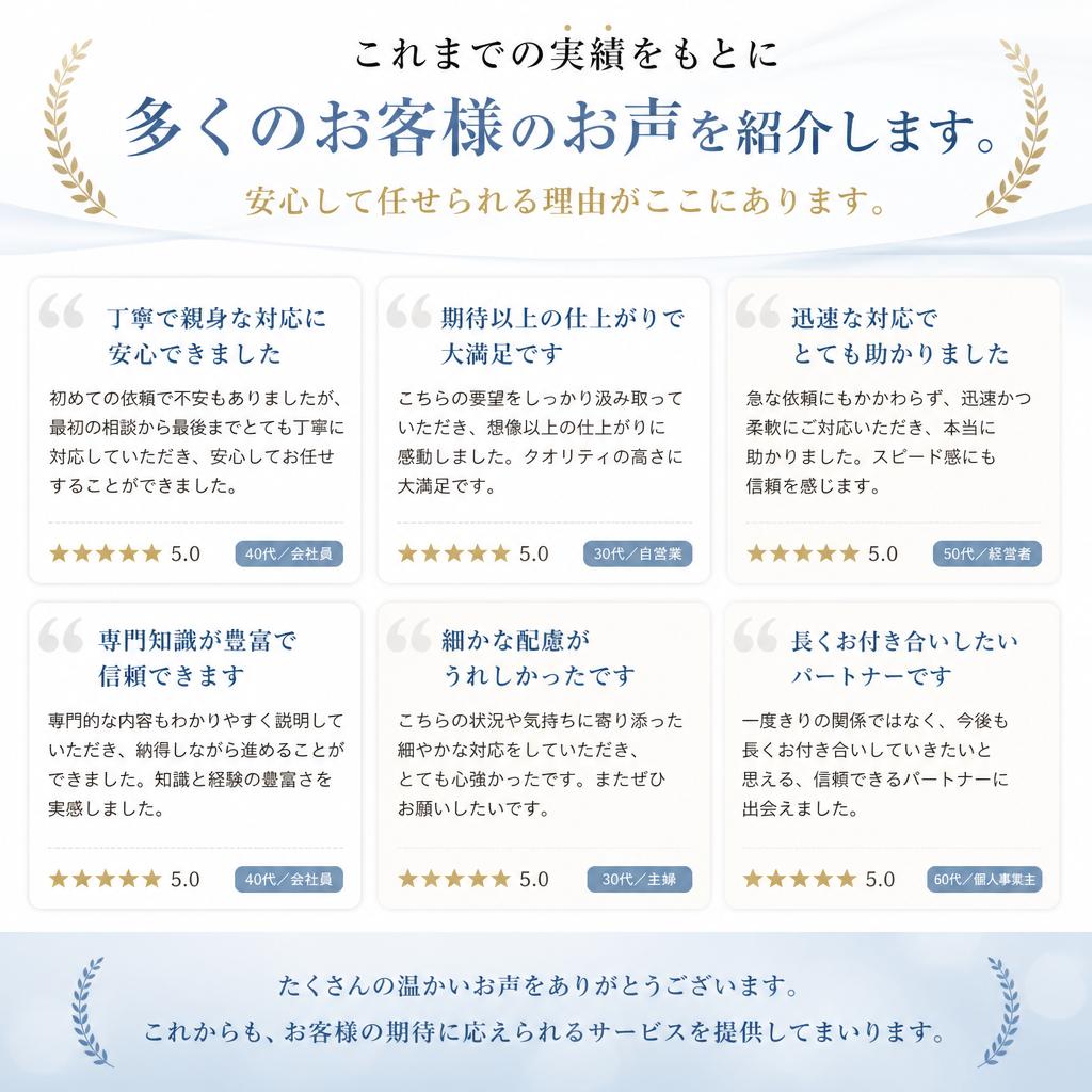 お客様の声