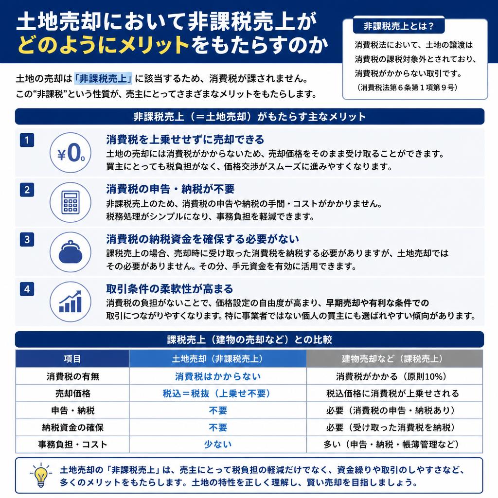 非課税売上のメリットとは？