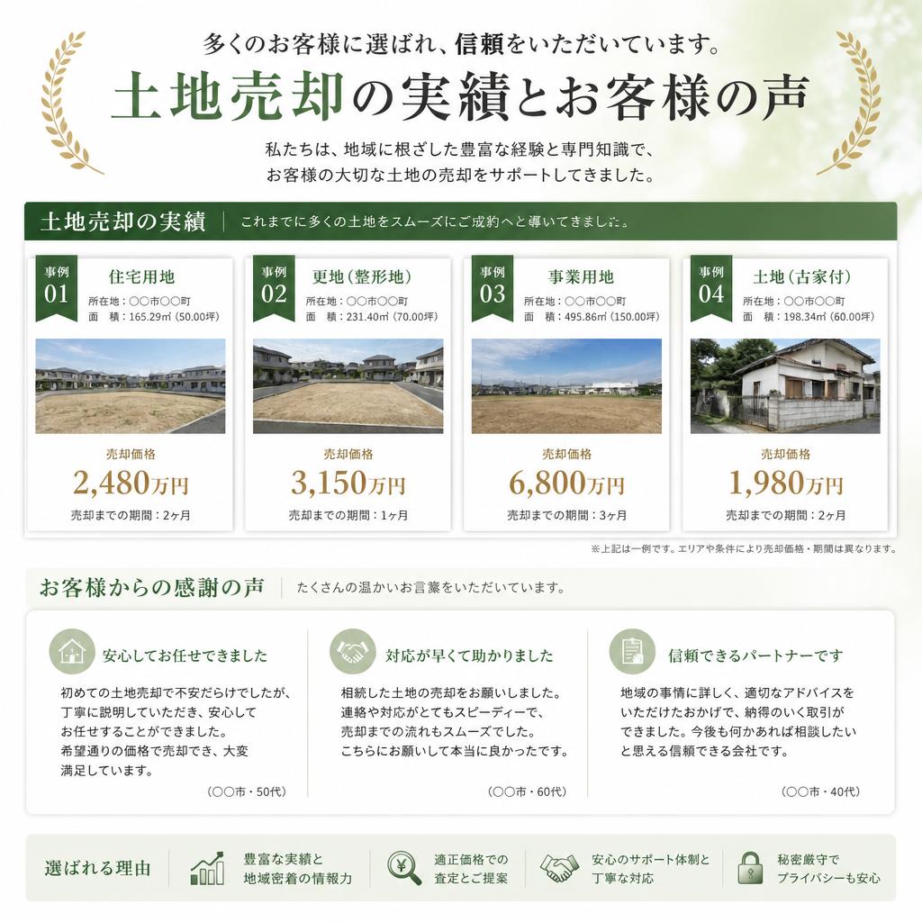 実績とお客様の声