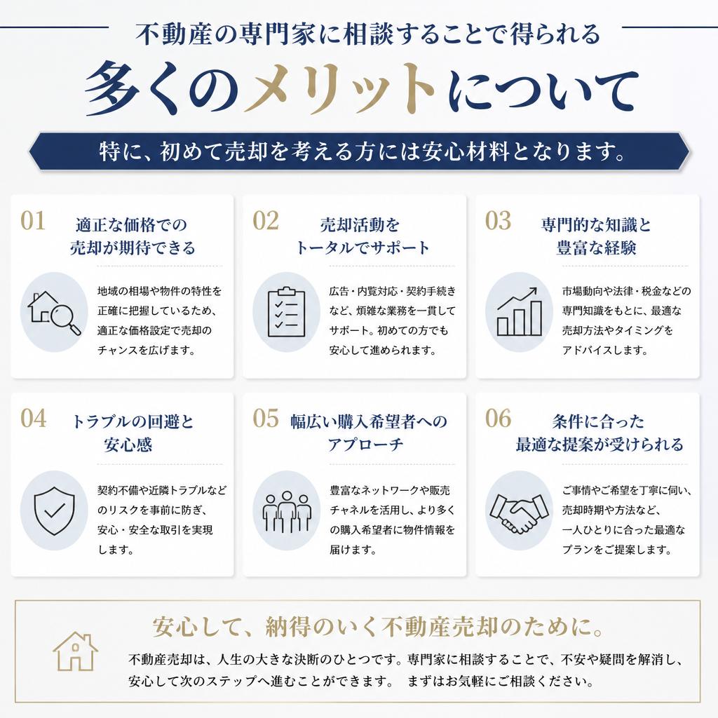 相談を通じて得られるメリット
