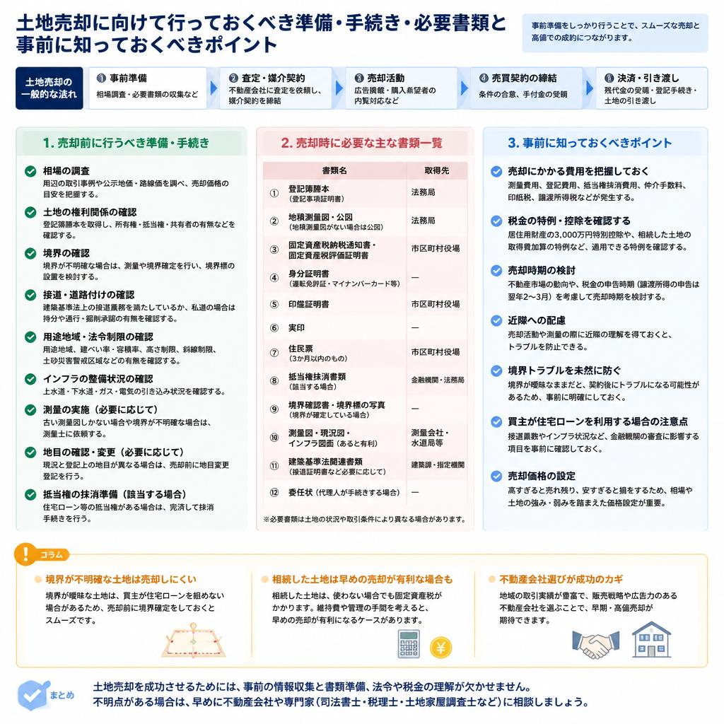売却に向けた事前準備