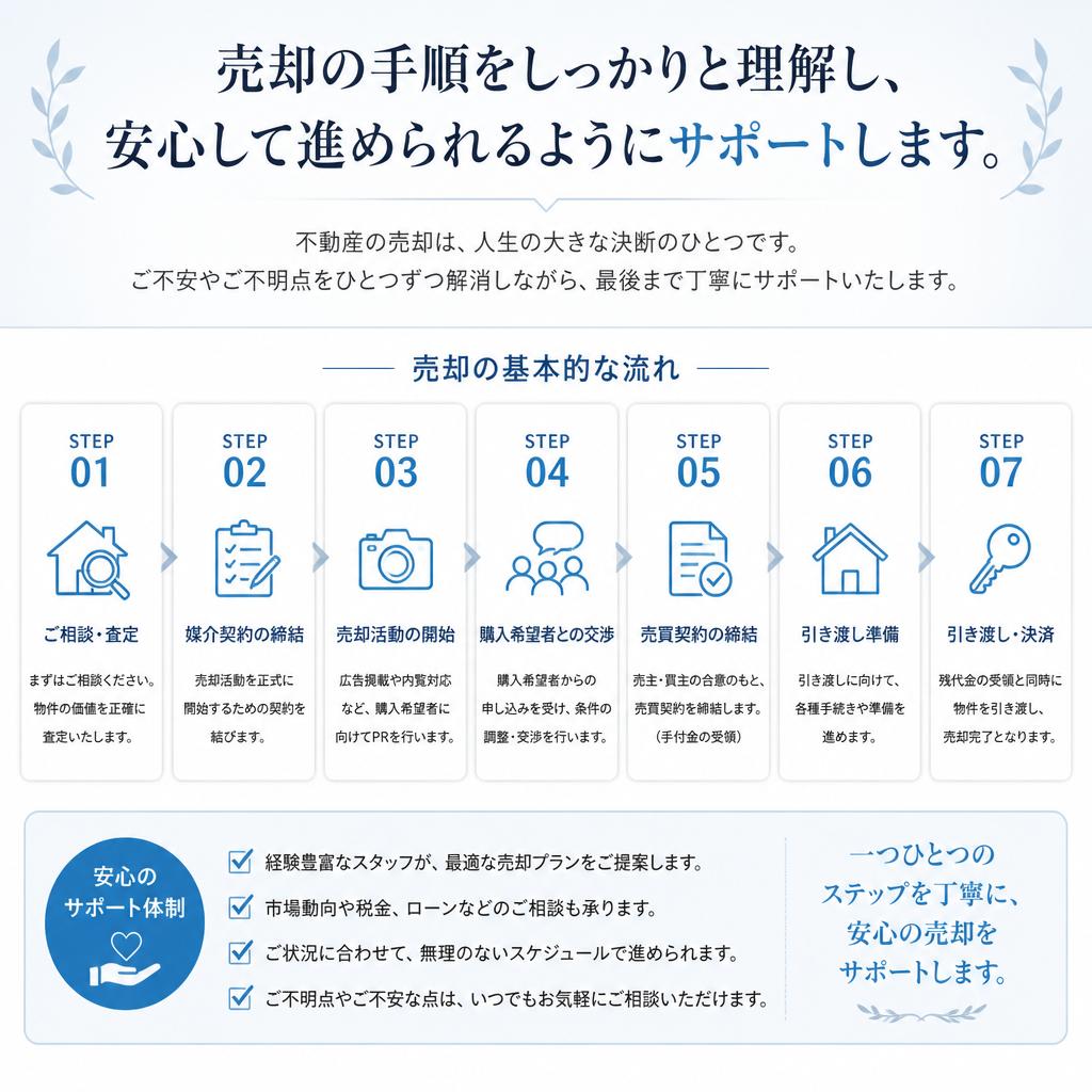 不動産処分の流れ