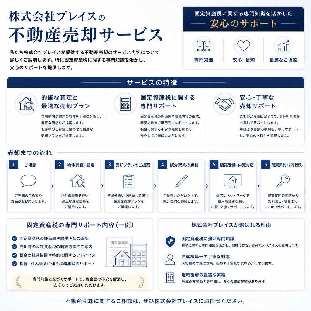 プレイスの特長とサービス内容