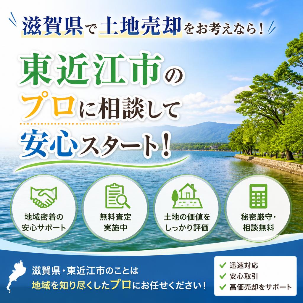 滋賀県で土地売却をお考えなら！ 東近江市のプロに相談して安心スタート！